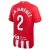 Officiële Voetbalshirt Atlético Madrid J.M. Gimenez 2 Thuis 2023-24 - Heren